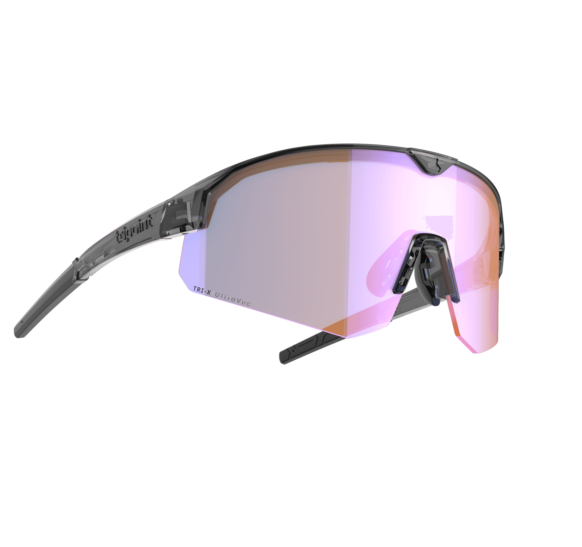 Tripoint Mount Mist Transparent Black Purple naisten aurinkolasit