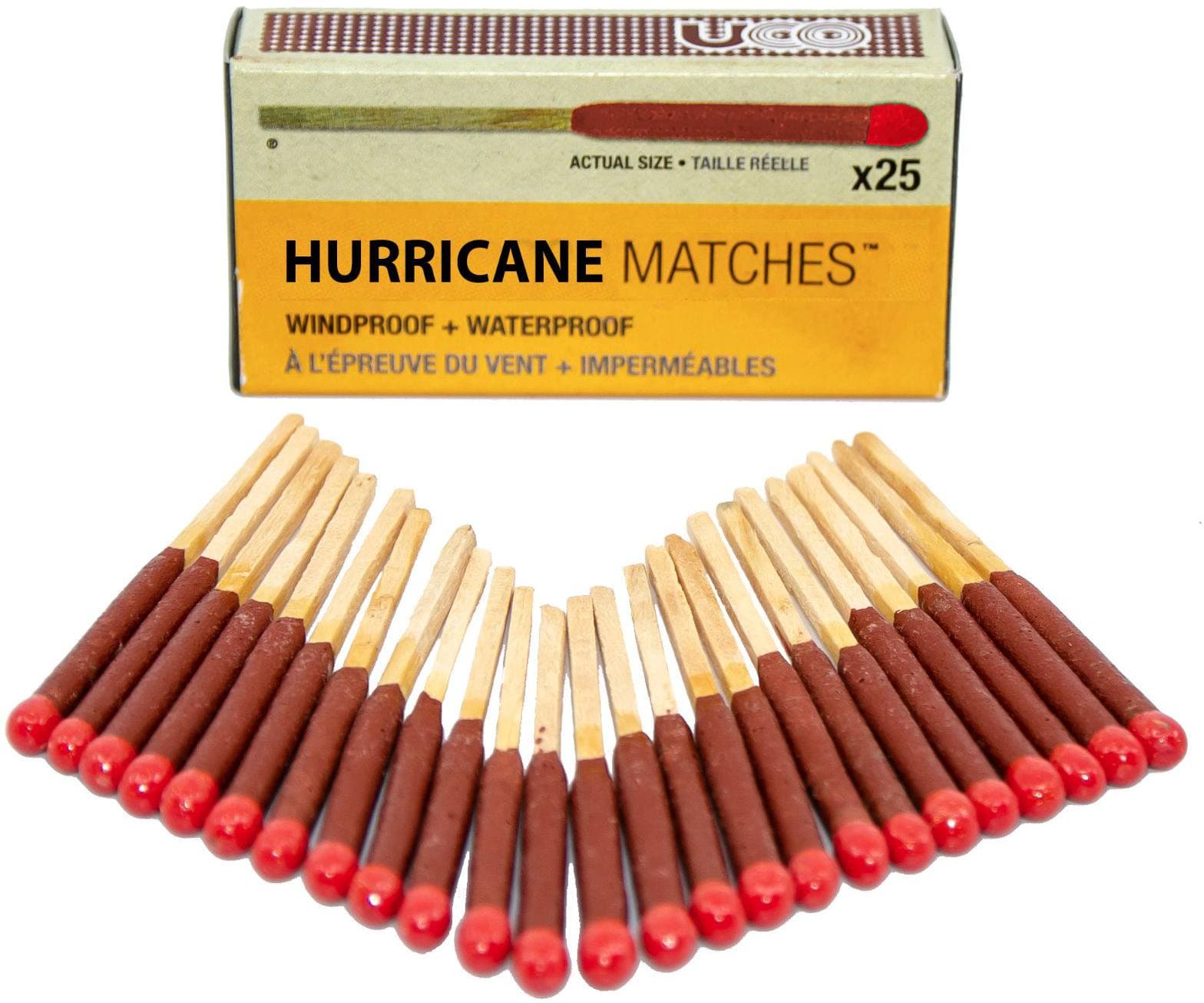 UCO Hurricane Matches 25 pcs myrskytikku