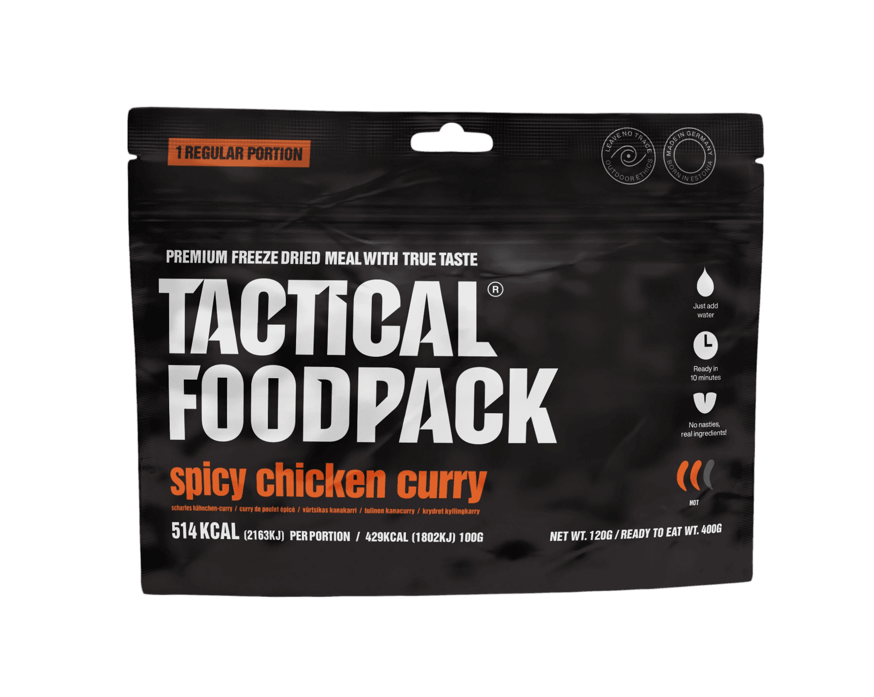 Tactical Foodpack Spicy Chicken Curry valmisruoka