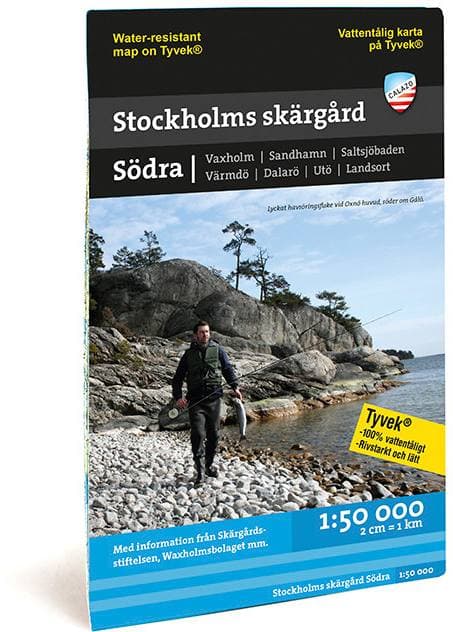 Calazo Stockholms Skärgård Södra retkeilykartta