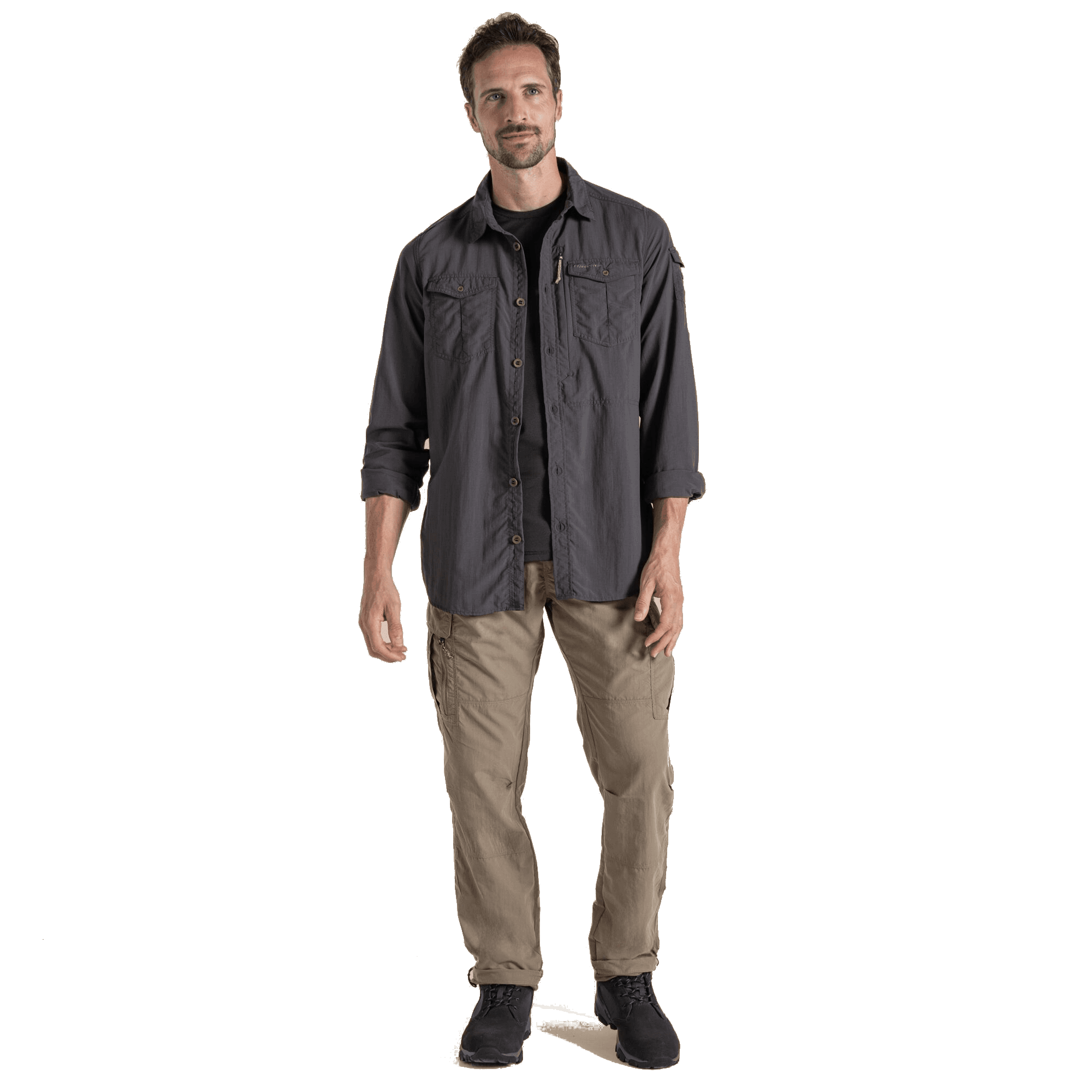 Craghoppers Men's Nosilife Adventure LS III Shirt miesten kauluspaita