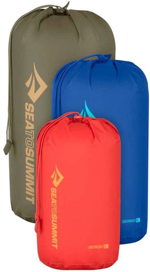 Sea To Summit Eco Lightweight Stuffsack Set 5-8-13 L pakkauspussisarja