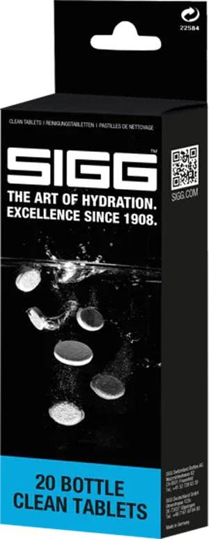 Sigg Cleaning Tablets, 20 pcs juomapullolle ja juomapussille