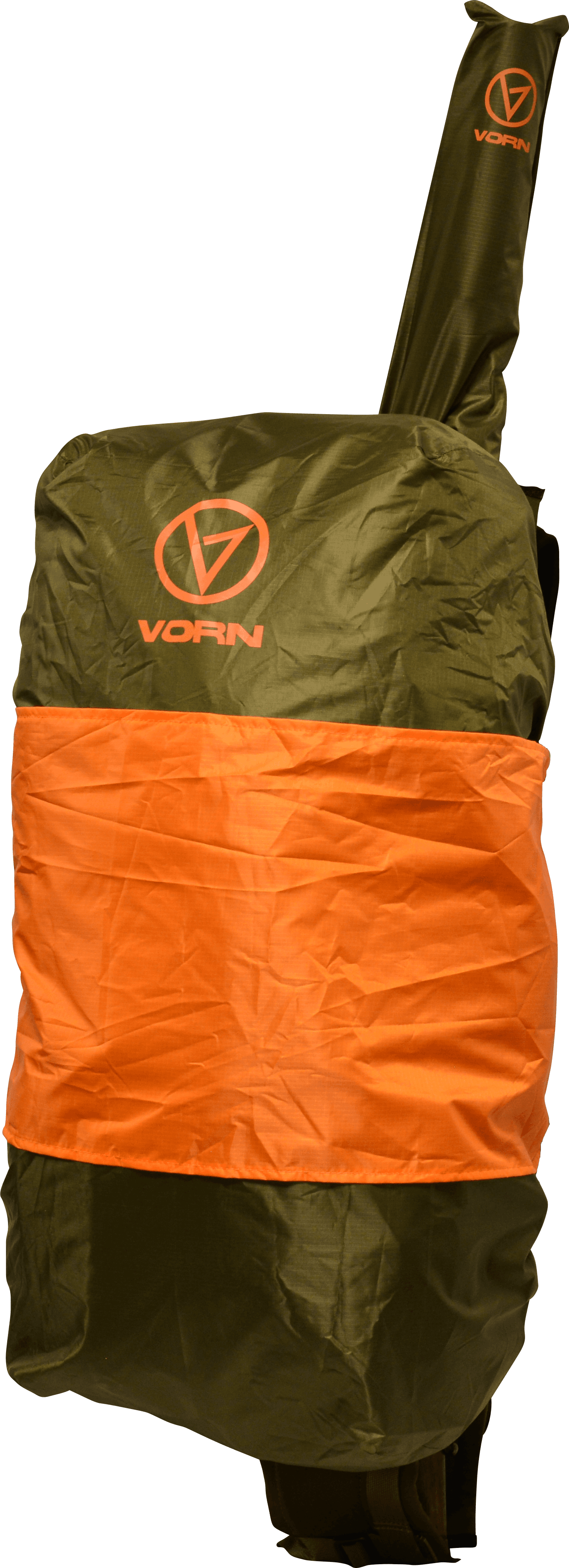 Vorn Equipment Vorn Rain Cover sadesuoja metsästys- ja aserepulle, Vihreä / Blaze