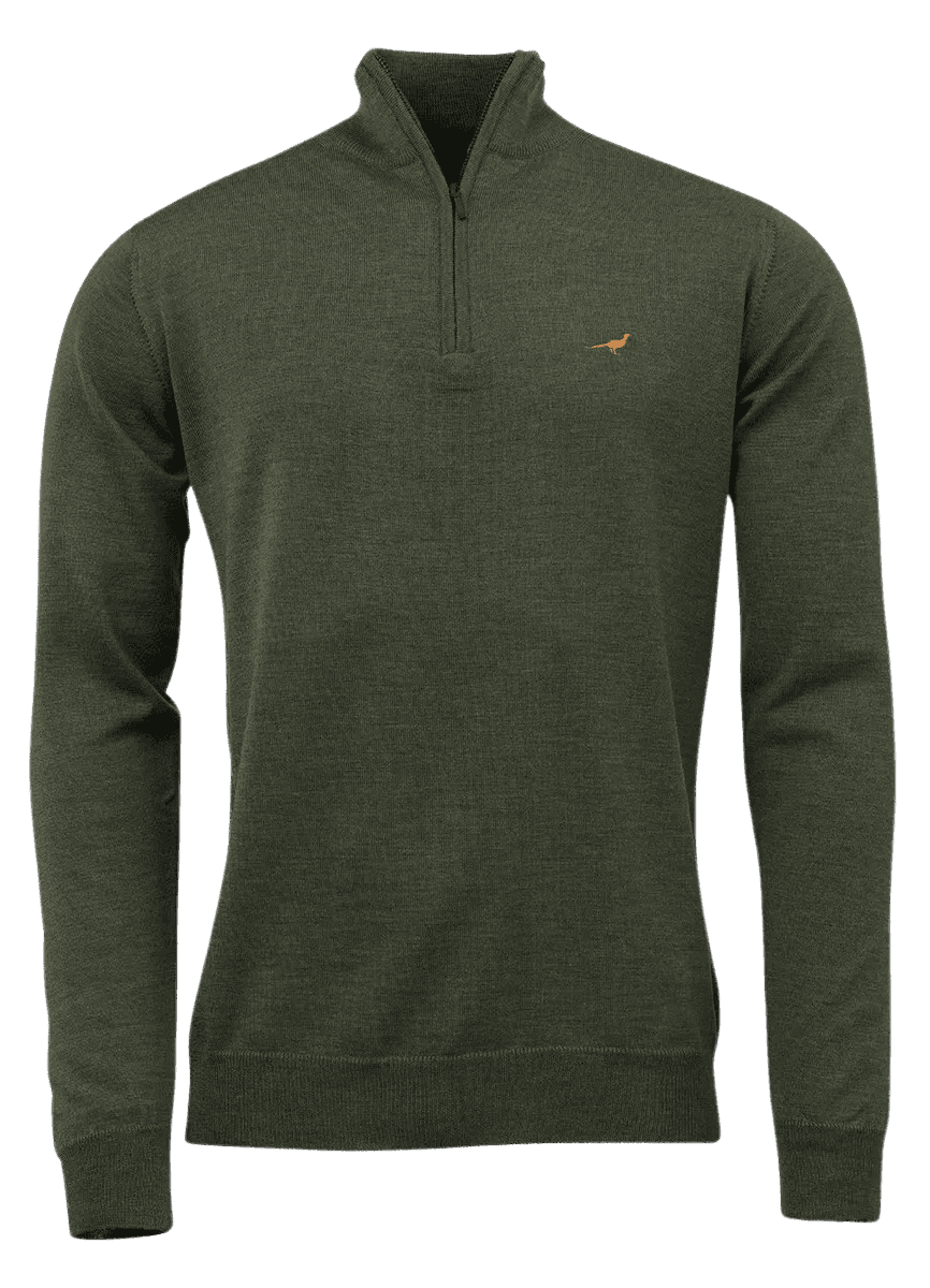 Laksen Norfolk Zip-Neck villapusero, Woody