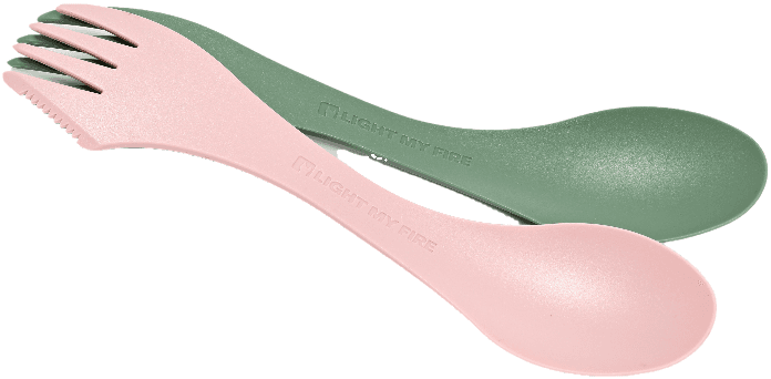 Light My Fire Spork Lefty BIO Sandy Green / Dusty Pink