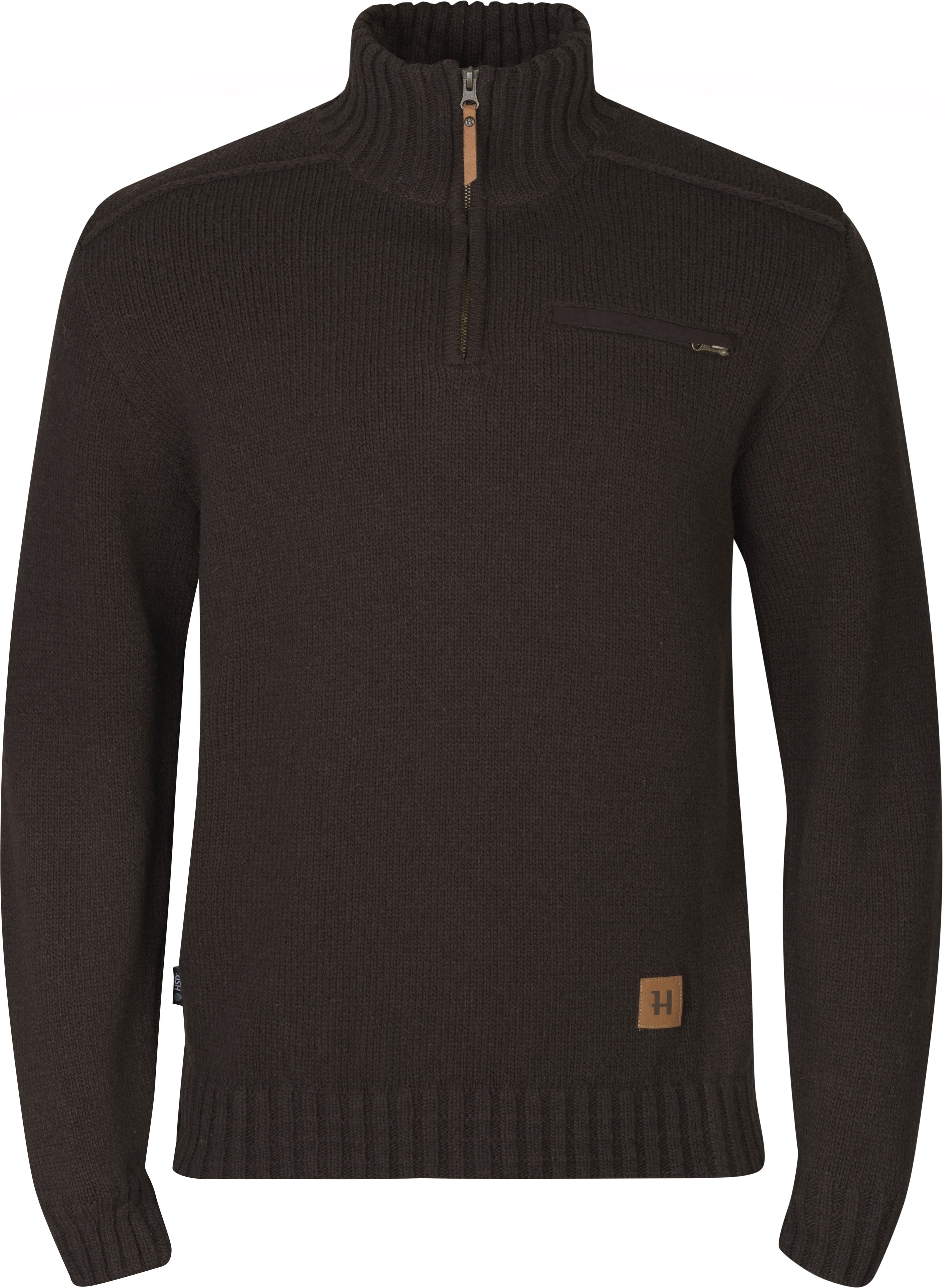 Härkila Annaboda 2.0 HSP Knit Pullover neulepusero, tummanruskea