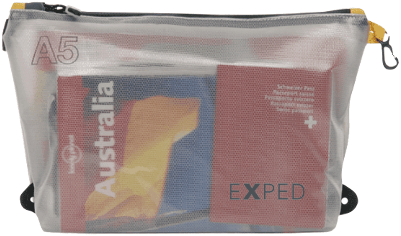 Exped Vista Organiser A5 säilytyslaukku, Läpinäkyvä