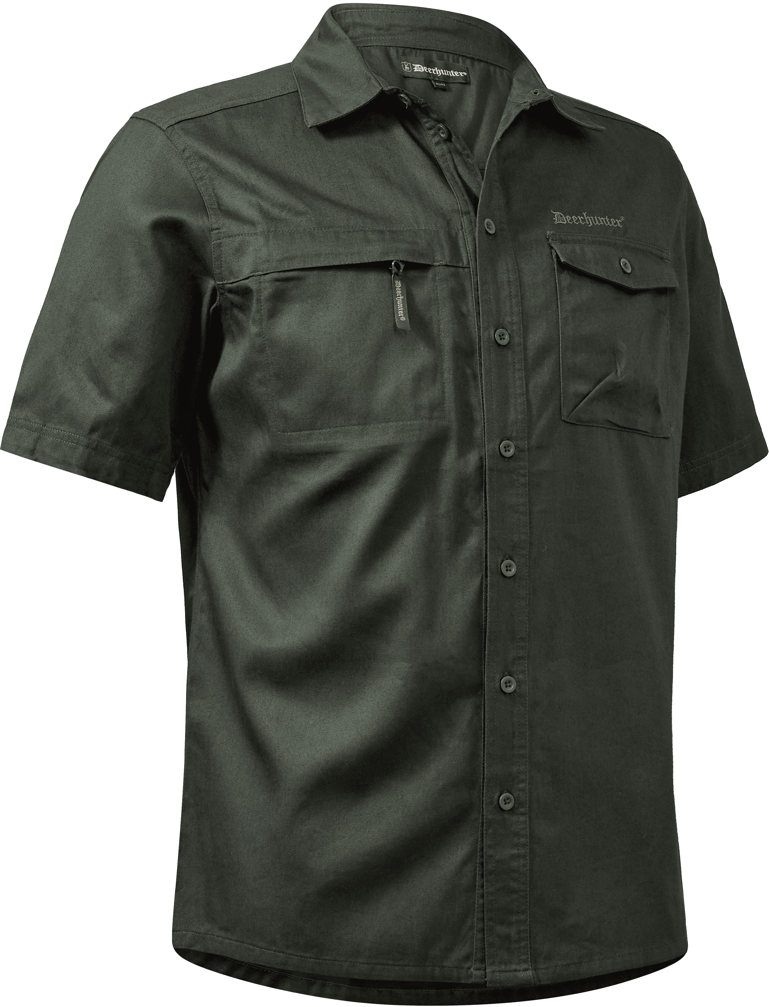 Deerhunter Atlas Shirt S/S paita, tummanvihreä
