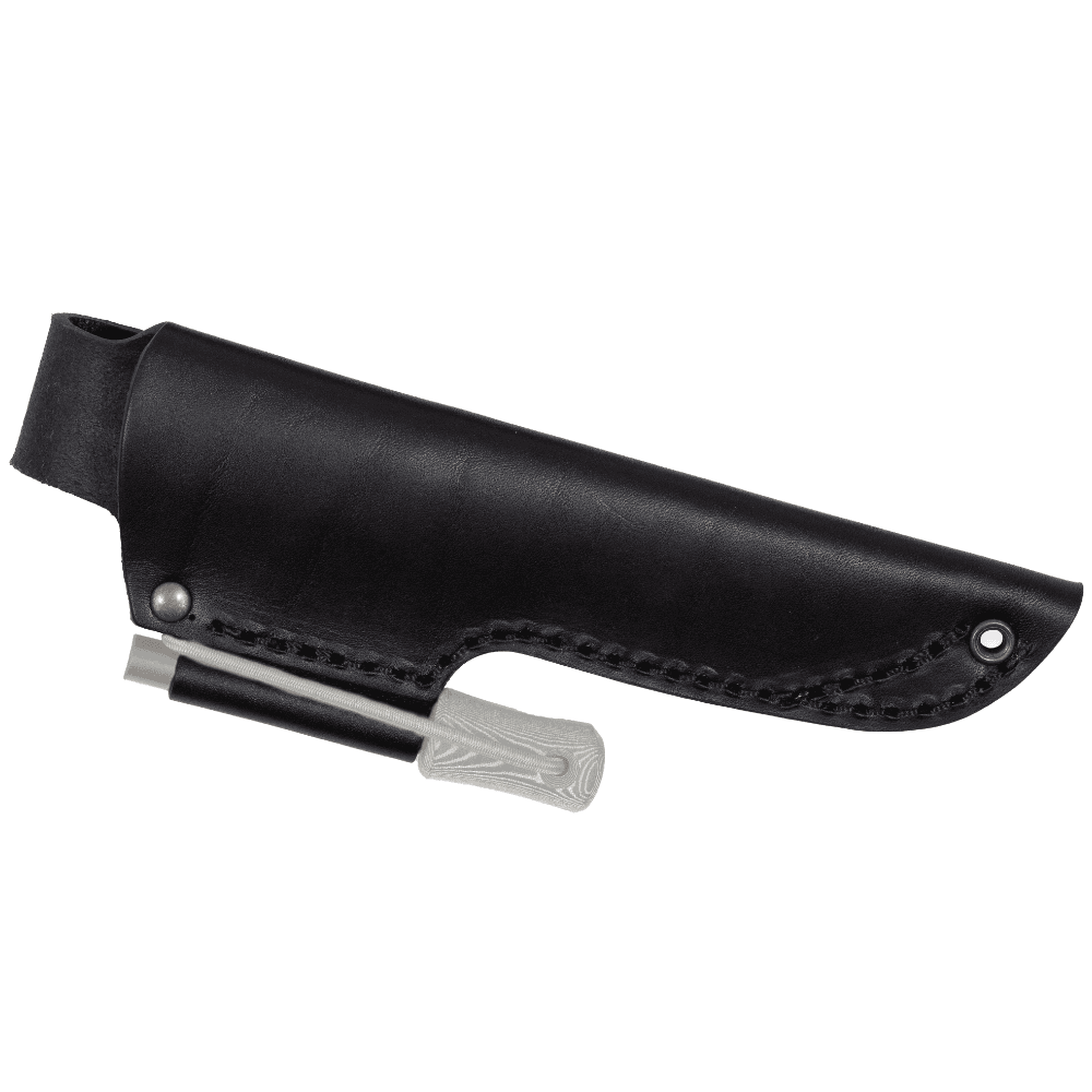 Casström No.10 Bushcraft Swedish Forest Knife tuppi, musta