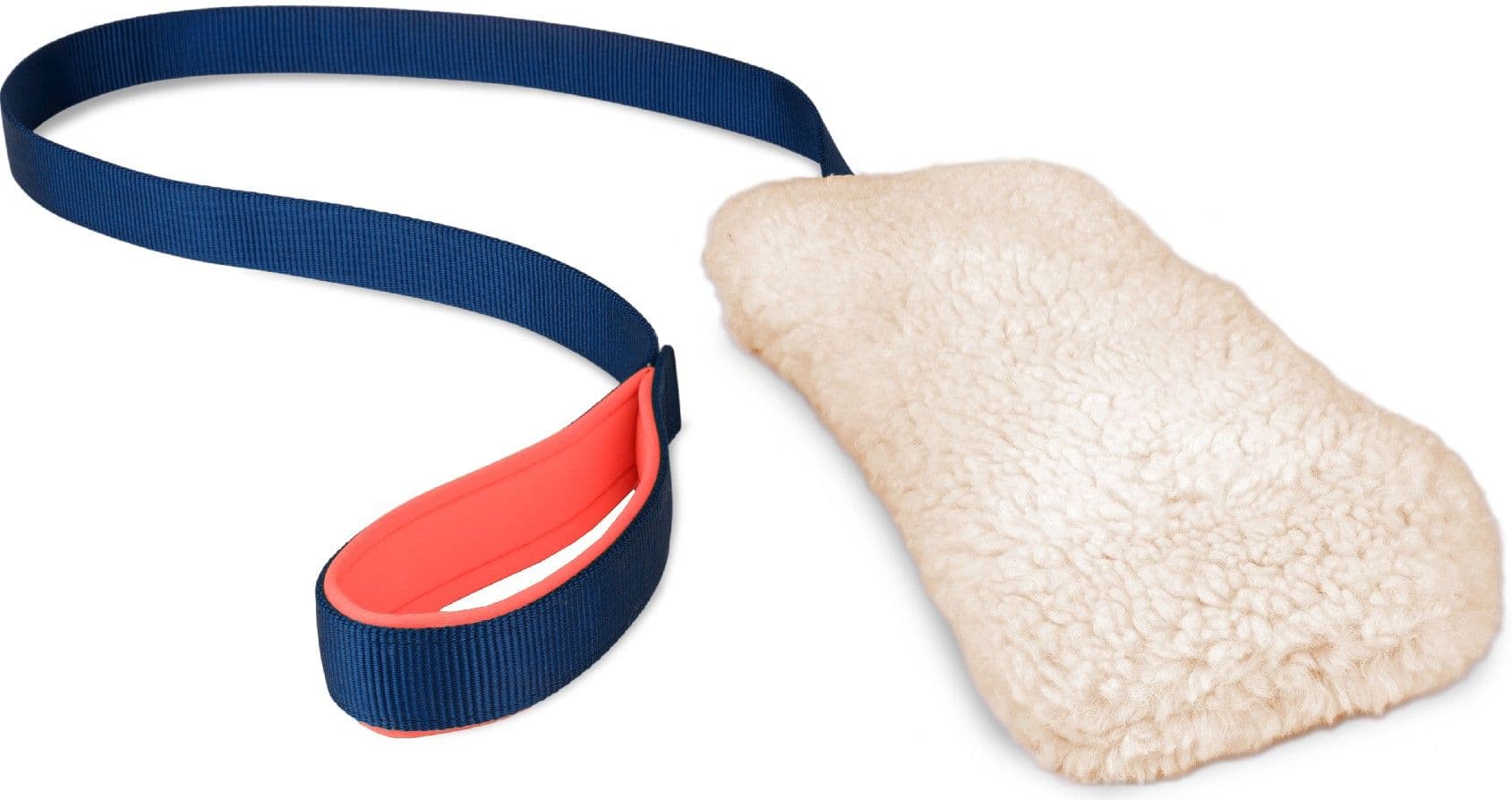 Coachi Chase & Crinkle lelu joustolla, Navy Coral & Faux Lambswool