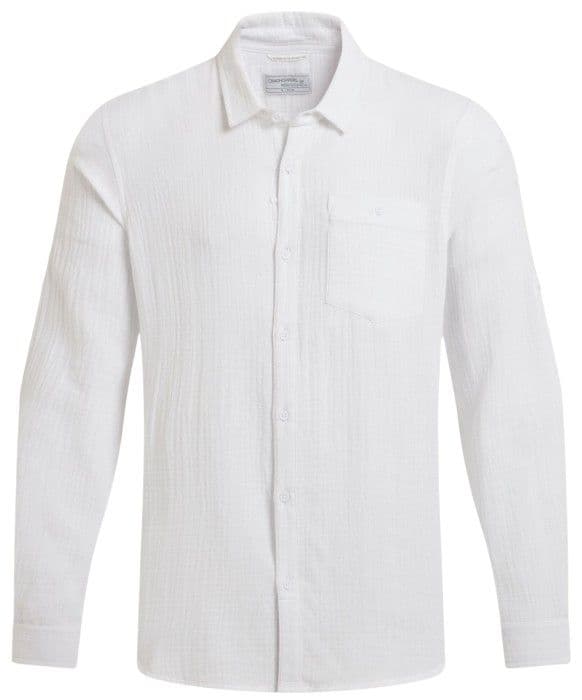 Craghoppers M's Moro Long Sleeved Shirt Valkoinen
