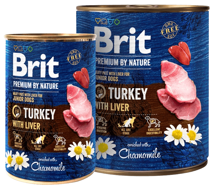 Brit Premium by Nature Turkey with Liver märkäruoka, 400g