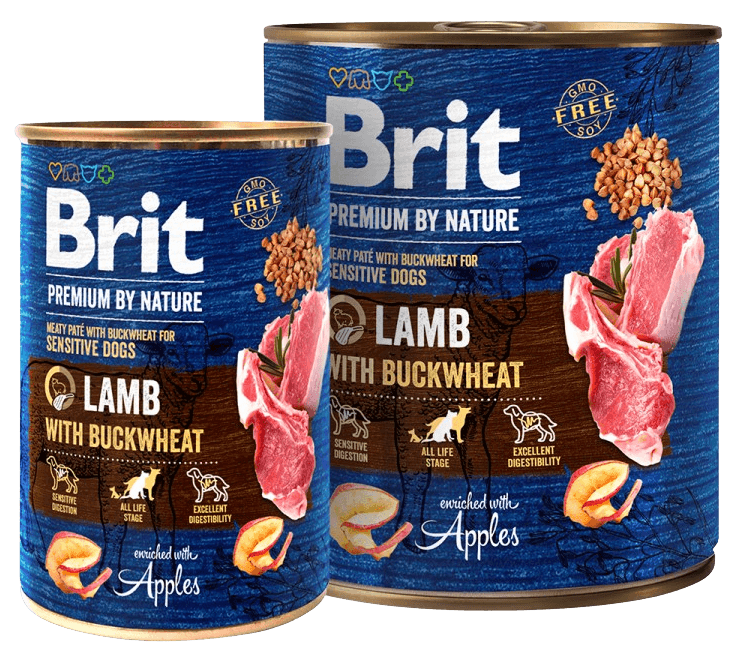 Brit Premium by Nature Lamb with Buckwheat märkäruoka, 400g