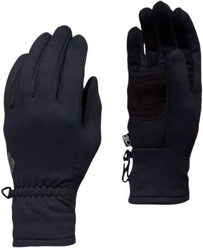 Black Diamond Midweight kosketusnäyttöhanskat, musta