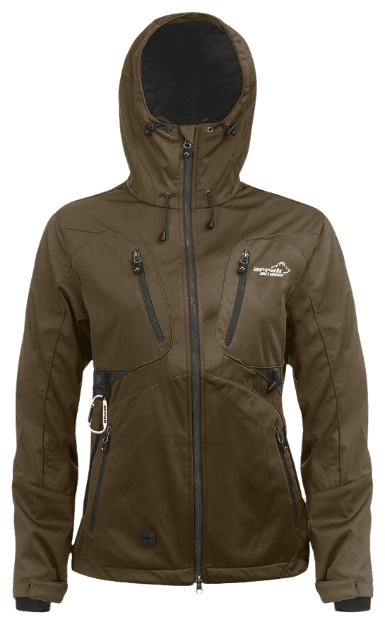 Arrak Outdoor Arrak Akka Softshell Jacket naisten takki, Ruskea