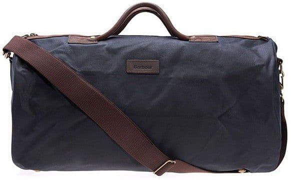 Barbour Wax Holdall Tummansininen