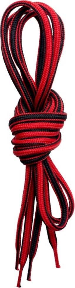 Lundhags kengännauhat, unisex, musta/punainen, 150 cm