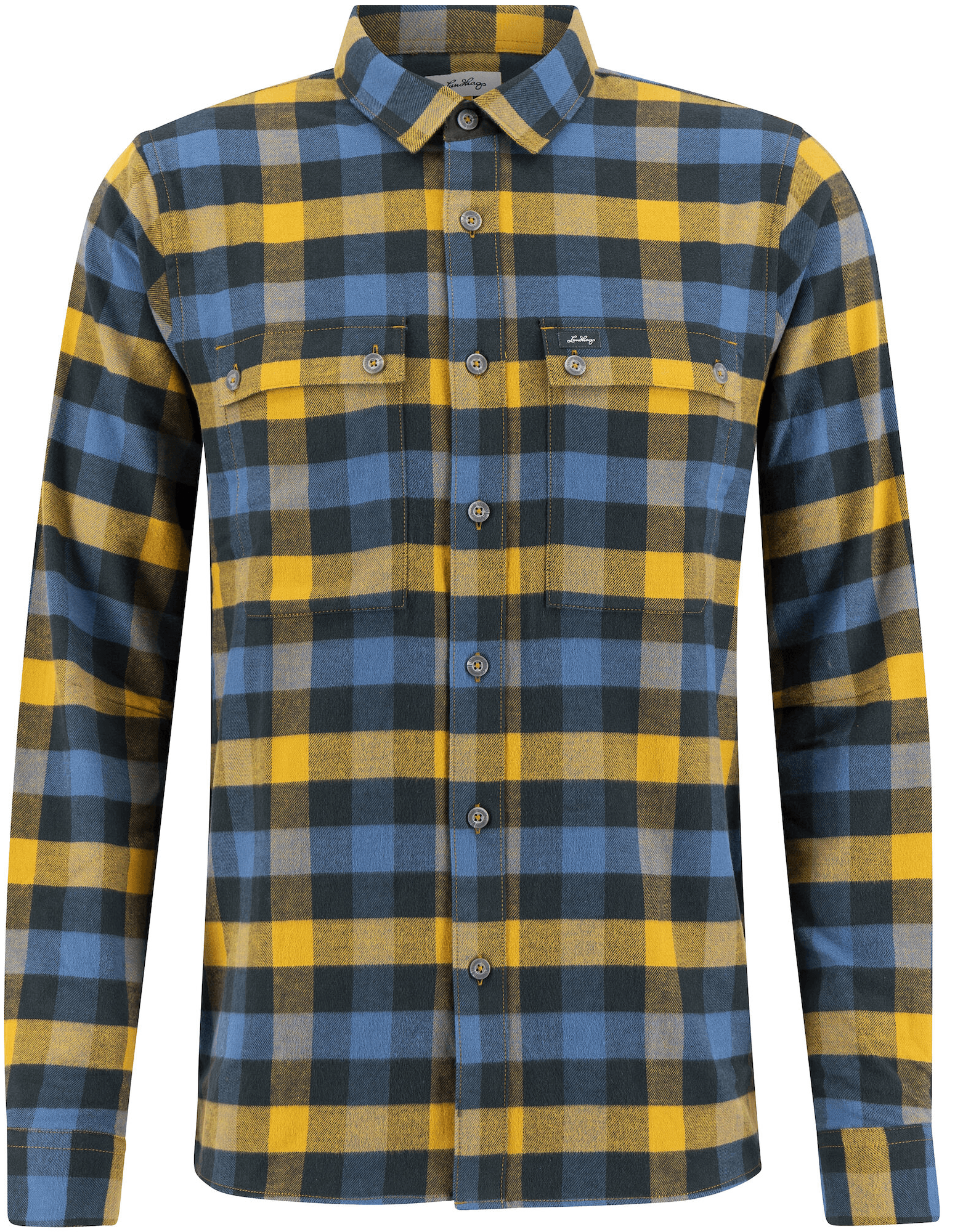 Lundhags Rask Shirt Unisex flanellipaita, kullankeltainen