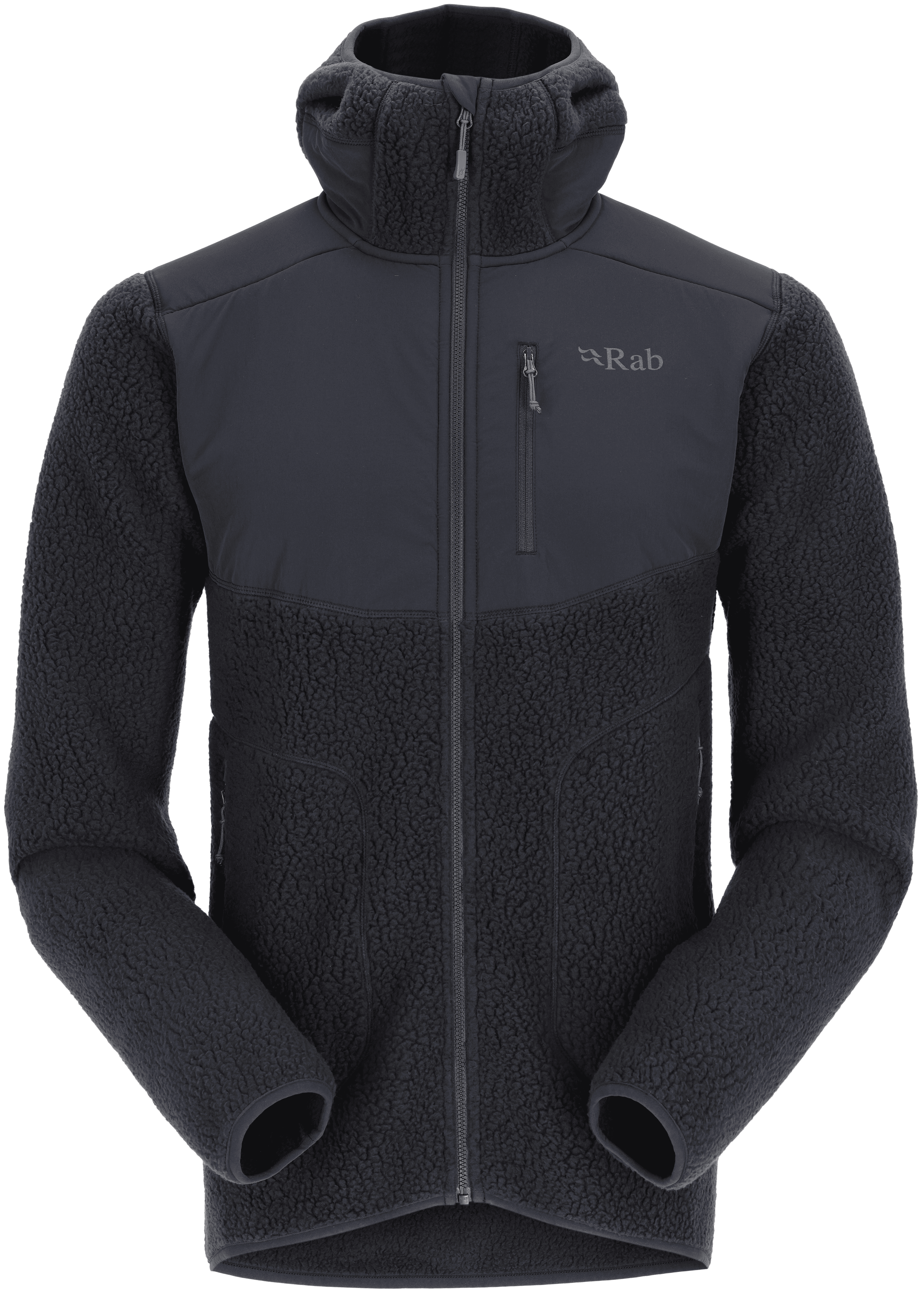 Rab Outpost Hoody miesten fleecetakki, tummanharmaa (Beluga)