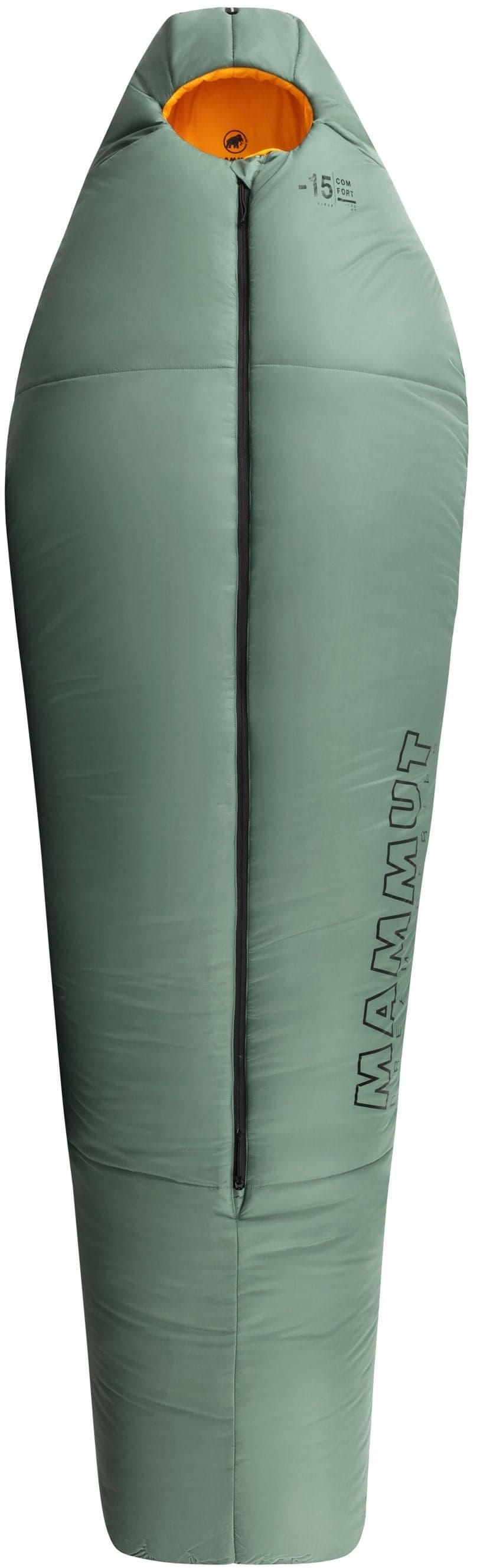 Mammut Comfort synteettinen makuupussi -15°C, vihreä