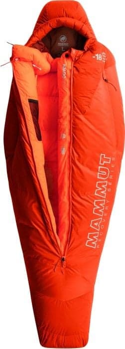 Mammut Protect Down Bag -untuvamakuupussi -18°C, Safety Orange