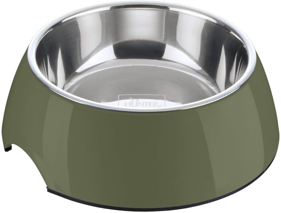 HUNTER Bowl Melamin koirankuppi, 160 ml, Khaki