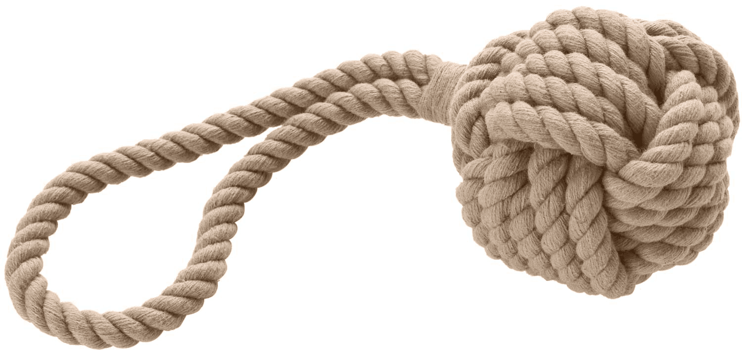 HUNTER Inari Toy Dog Ball koiran heittolelu, S, Vaalea kellanruskea (Tan)