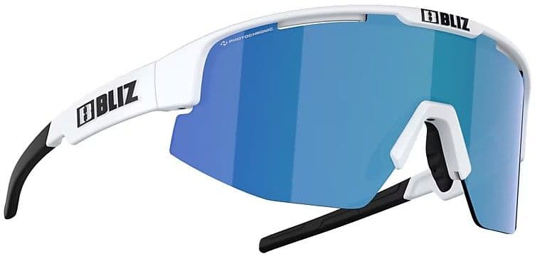Bliz Matrix Matt White Nano Optics Photochromic Brown w Blue Multi