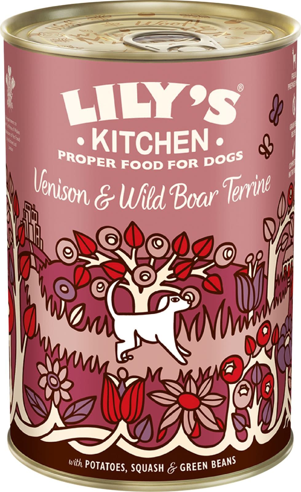 Lily's Kitchen Venison and Wild Boar Terrine märkäruoka, 400 g