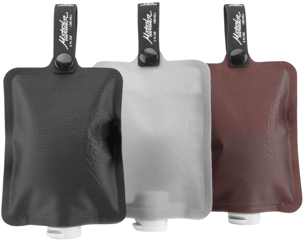 Matador FlatPak Toiletry Bottle pakkauspullot, 3kpl