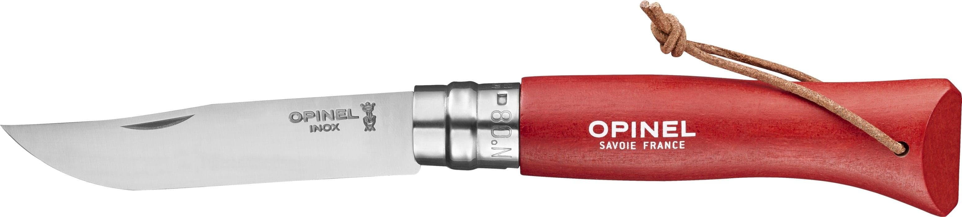 Opinel Colorama No8 taittoveitsi 8,5 cm, punainen
