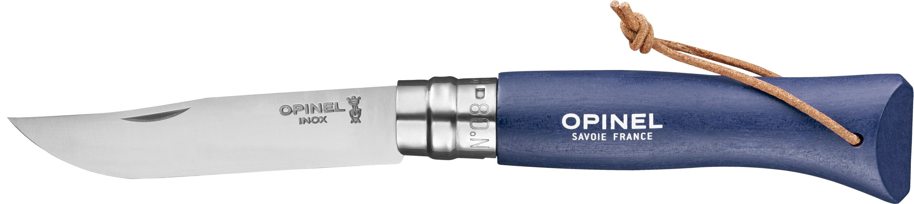 Opinel Colorama No8 taittoveitsi 8,5 cm, tummansininen