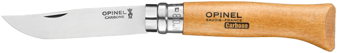 Opinel Classic Carbon Steel No8 Beechwood taittoveitsi, 8,5 cm