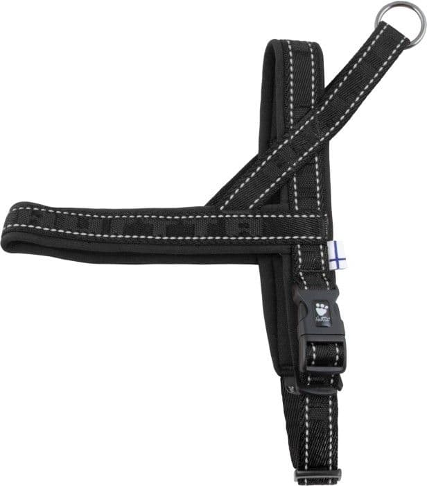 Hurtta Casual Harness valjaat, musta, 60–80 cm