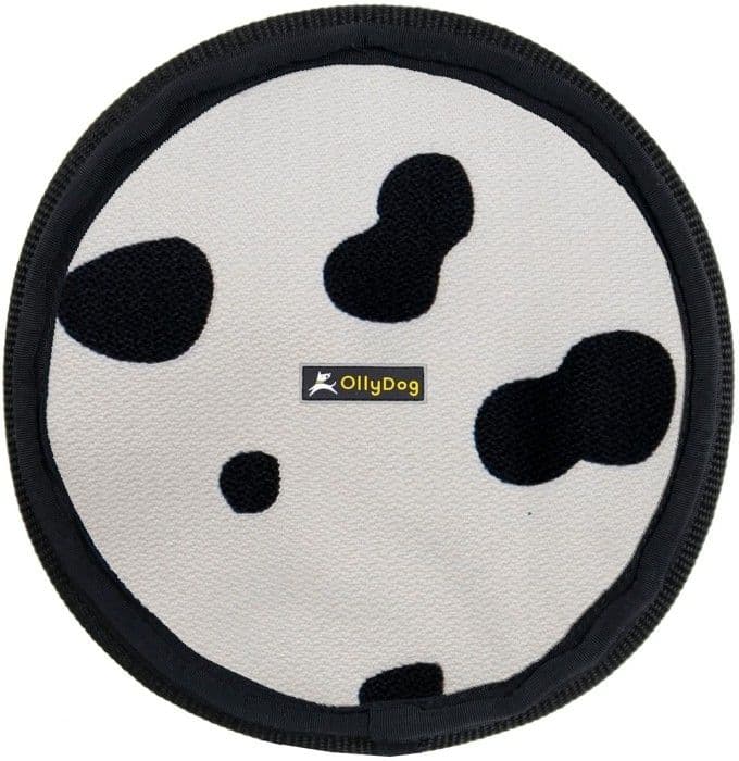 OllyDog Flyer Disc frisbee, musta/harmaa
