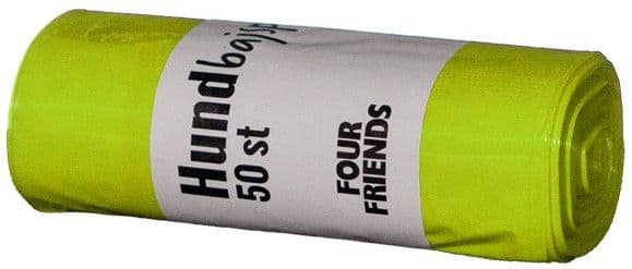 Lupus Kakkapussi Lime/keltainen 50 kpl