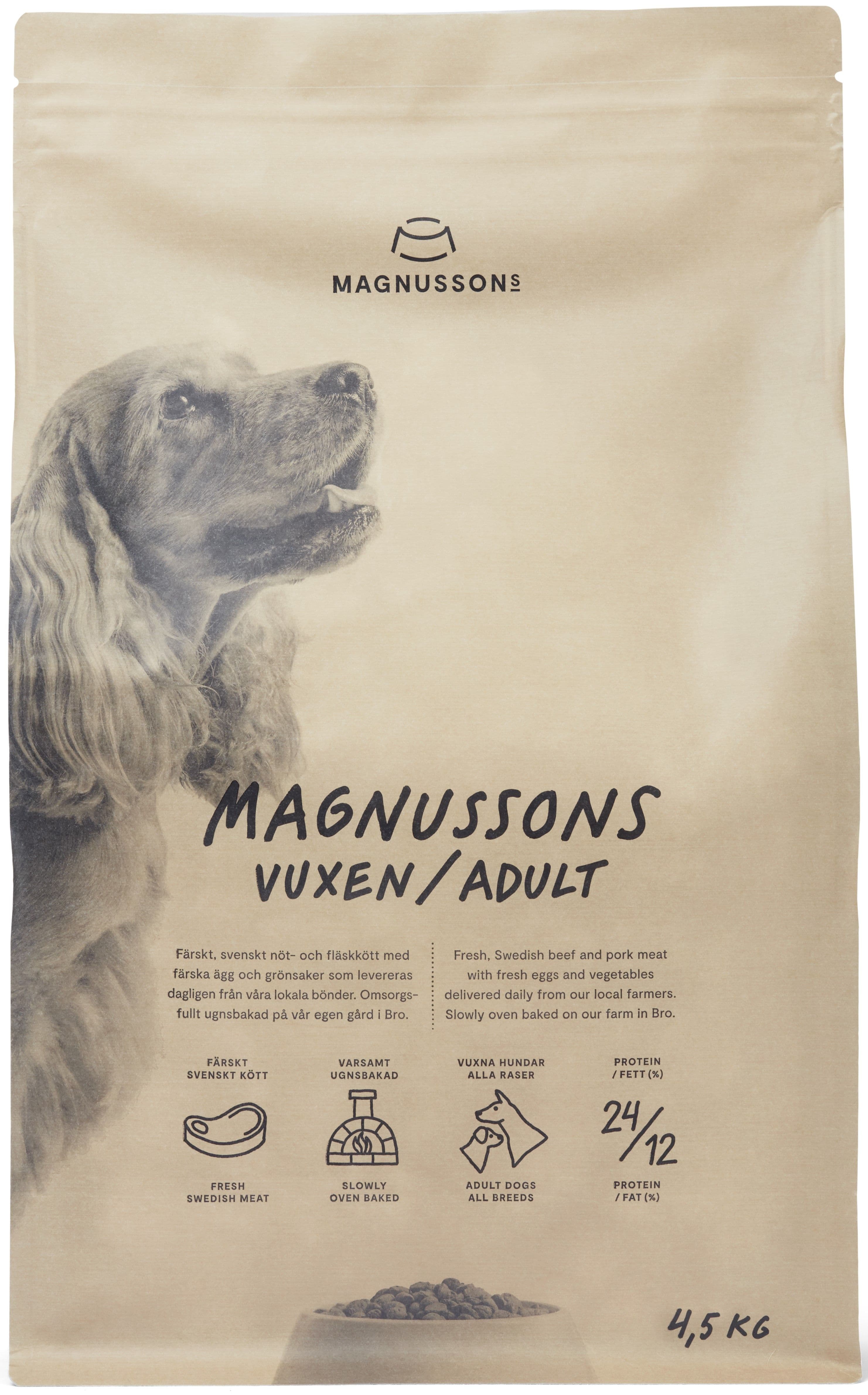 Magnusson Petfood Magnusson Täysikasvuisille Koirille 4,5 kg