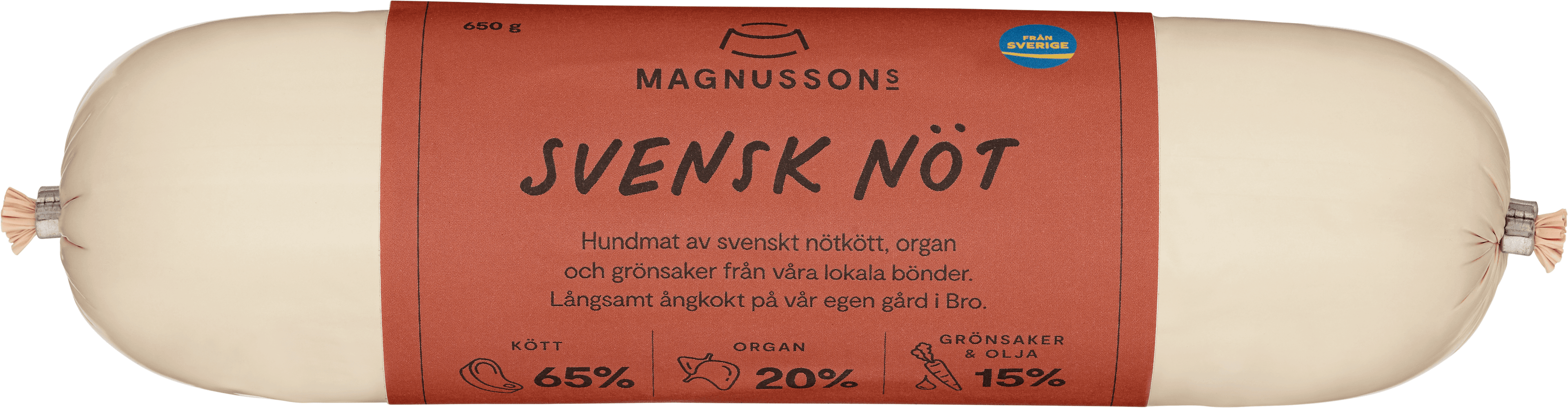 Magnusson Petfood Magnussons Swedish Beef märkäruoka, 650 g