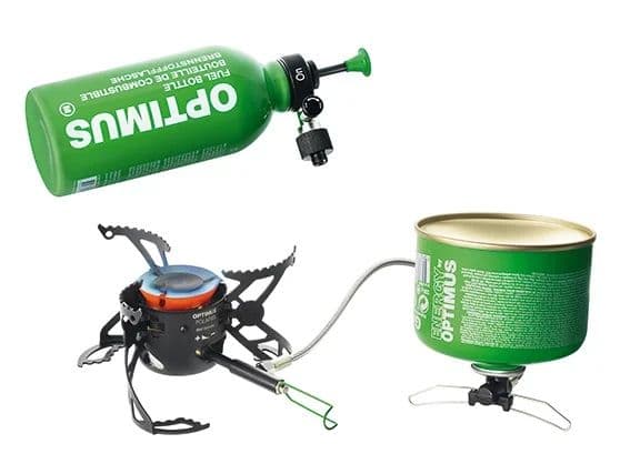 Optimus Polaris Optifuel multifuel-keitin + 0,4L polttoainepullo
