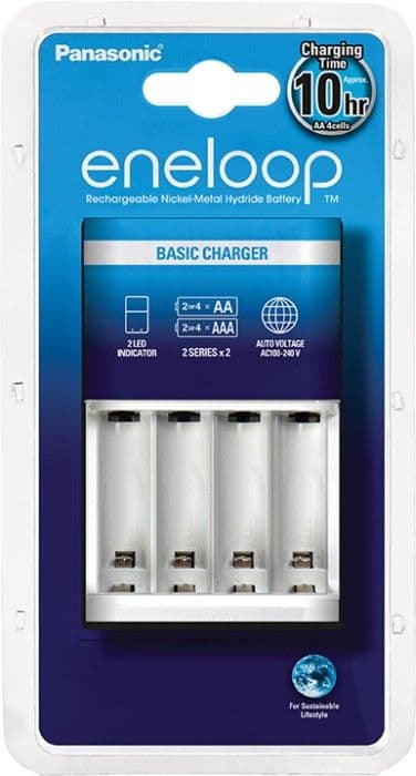 Panasonic Eneloop NiMH paristolaturi 4 AA/AAA