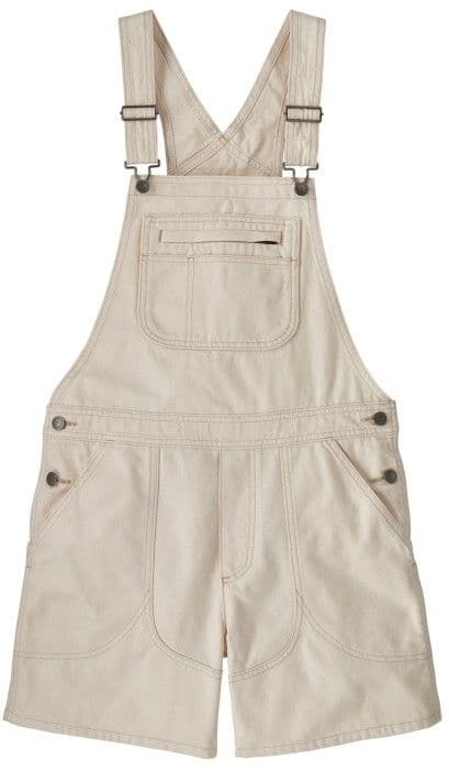 Patagonia W's Stand Up Cropped Overalls Undyed Natural