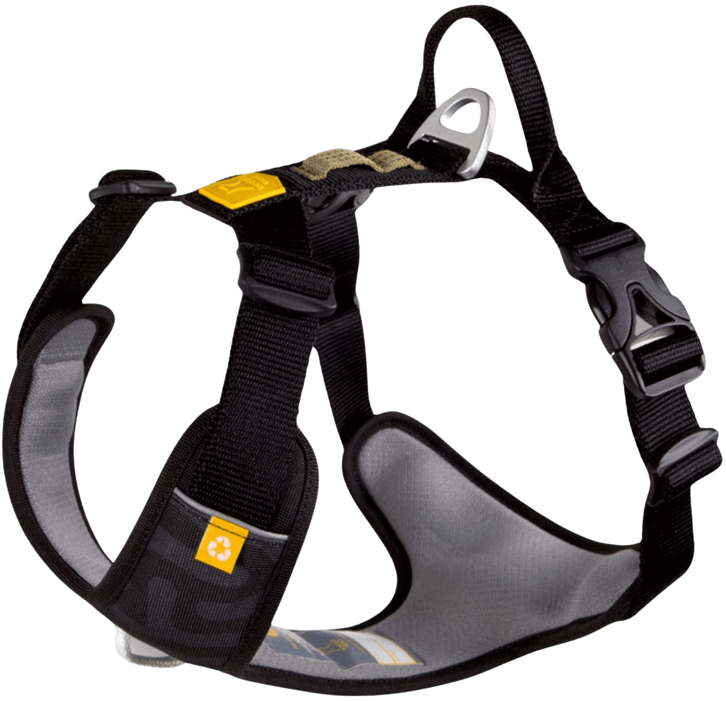 Woolly Wolf Roam Harness koirien valjaat, S, musta