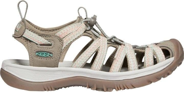 Keen Footwear Whisper naisten sandaalit, Harmaanruskea (Taupe) / Koralli