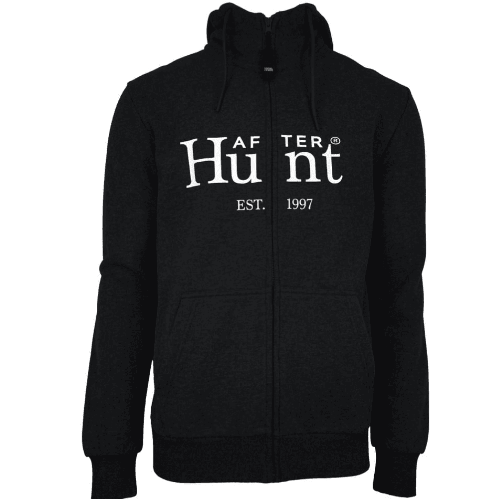 After Hunt Hoodie Zipper Musta