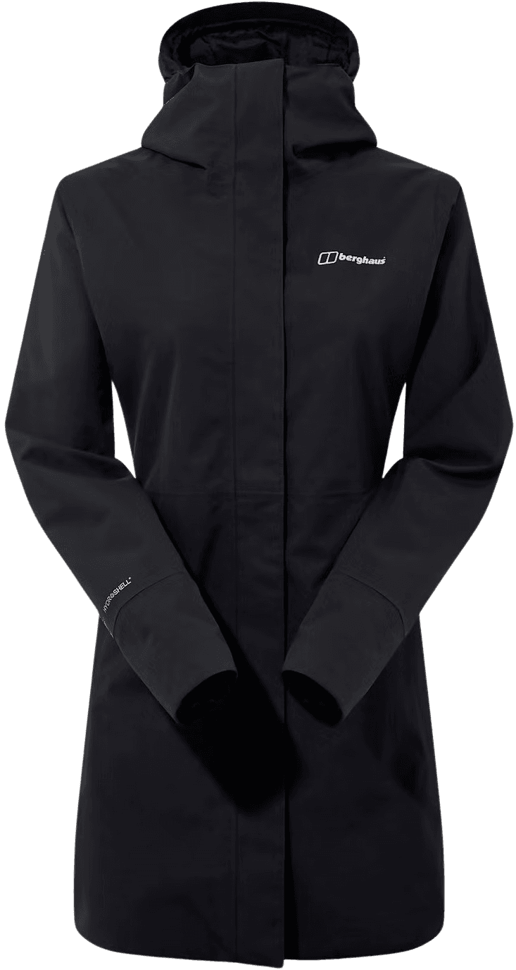 Berghaus Omeara Long Shell naisten takki, musta