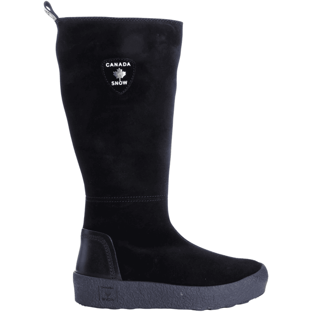 Canada Snow W's Quebec Grip High Suede Musta