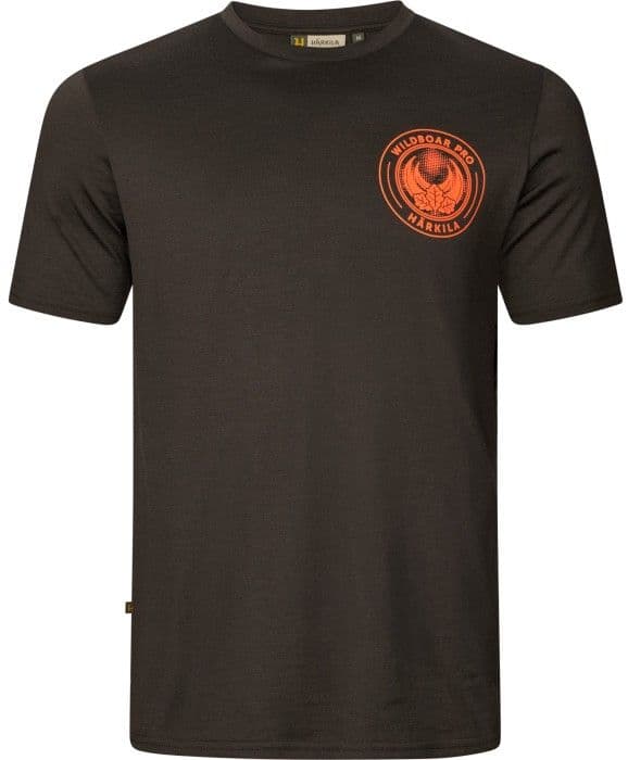Härkila M's Game Short-Sleeved T-Shirt Shadow Brown Wildboar