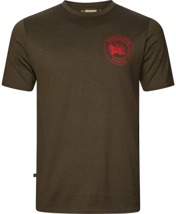 Härkila M's Game Short-Sleeved T-Shirt Willow Green Moose