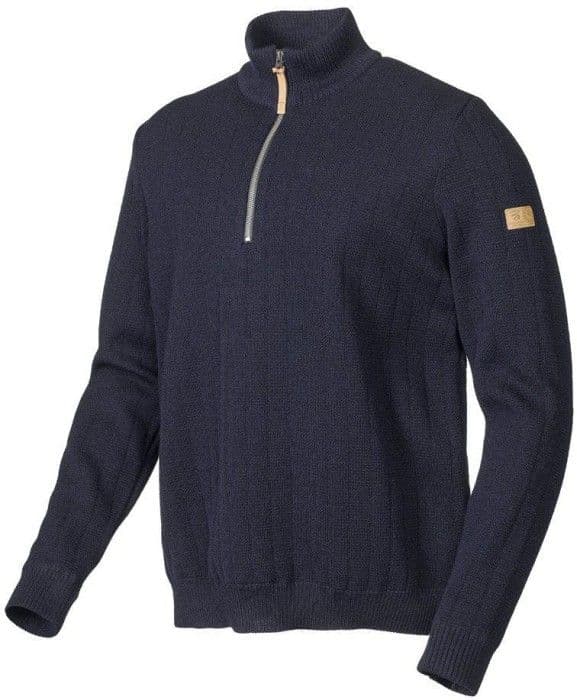 Ivanhoe of Sweden Ivanhoe M's Hugo Half Zip Windblocker Tummansininen
